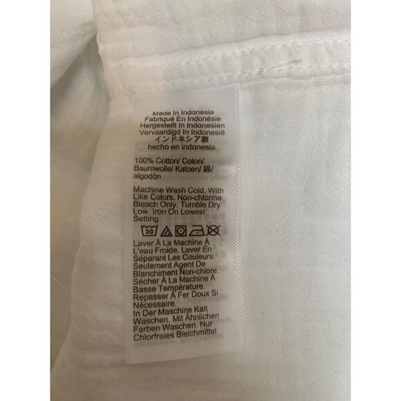 J.Crew Womens White Long Sleeve Cotton Shirt XS - Picture 4 of 4